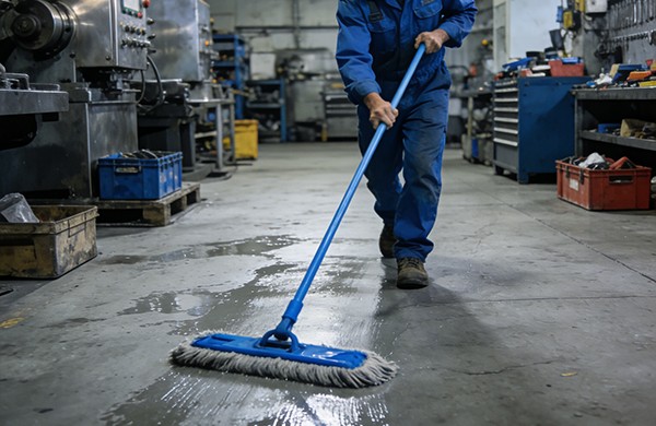 Limpieza y almacenamiento de trapeadores