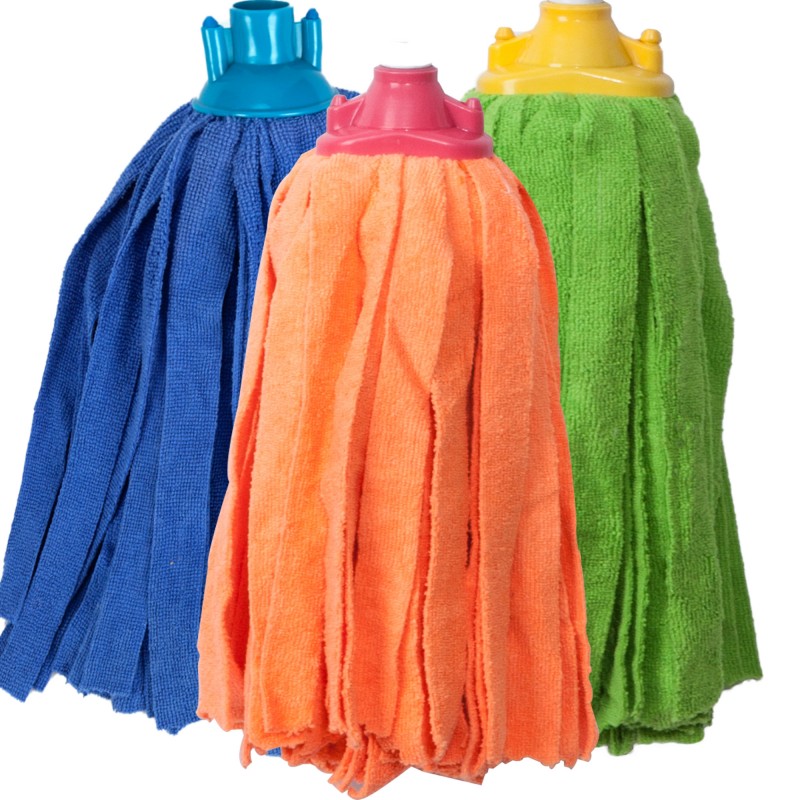 Recambio de trapeador con tiras de tela de microfibra